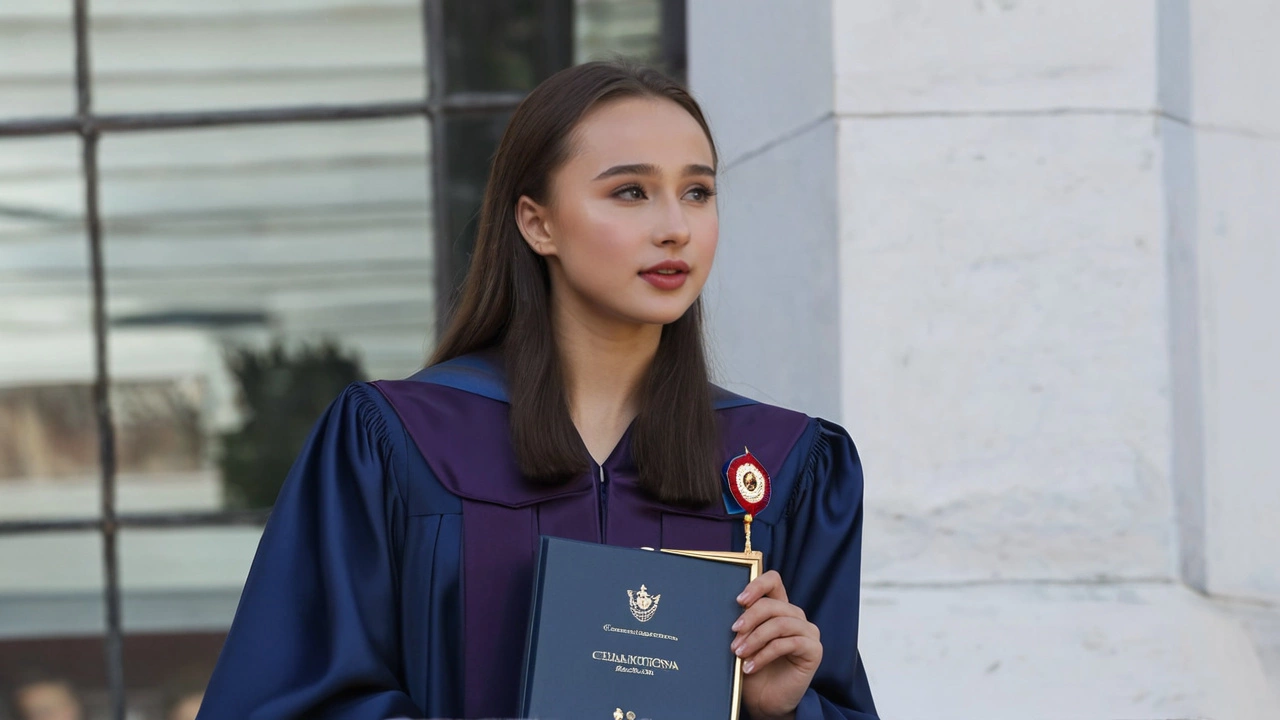 Олимпийская чемпионка Алина Загитова получила диплом о высшем образовании
